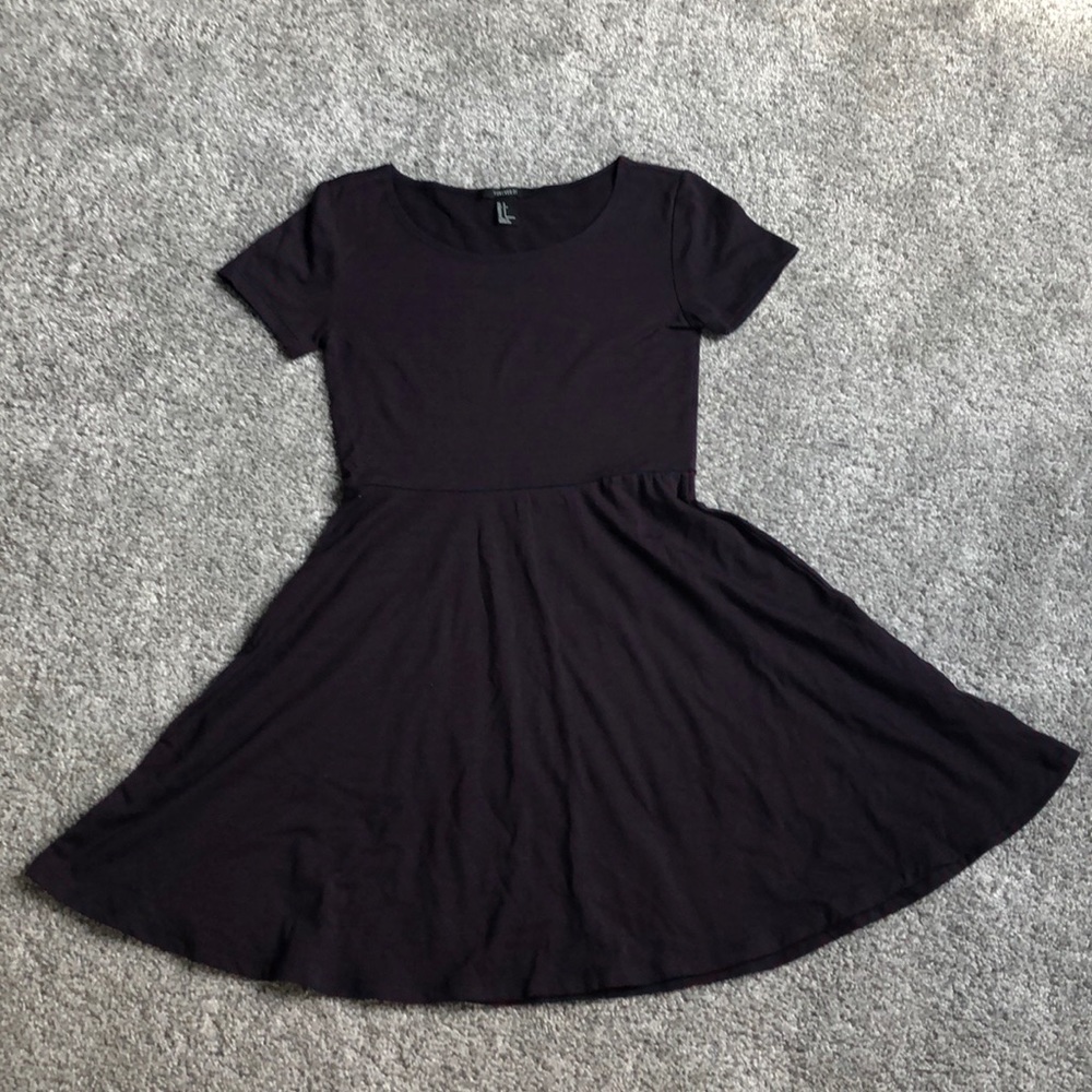 Cute striped T-shirt dress